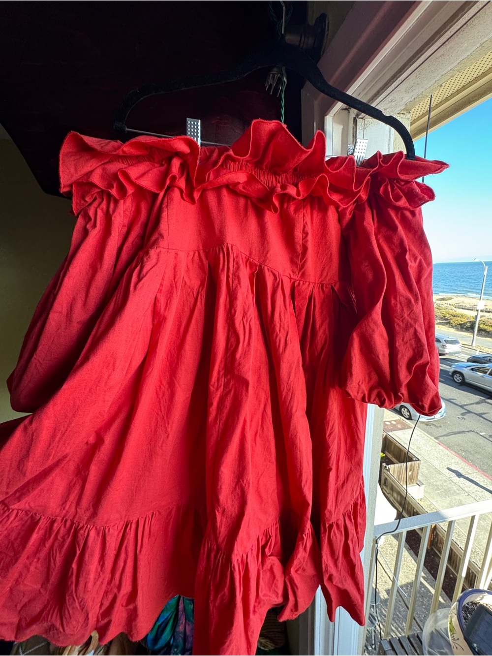 Selkie rouge cotton Cherub mini EUC - Picture 3 of 5